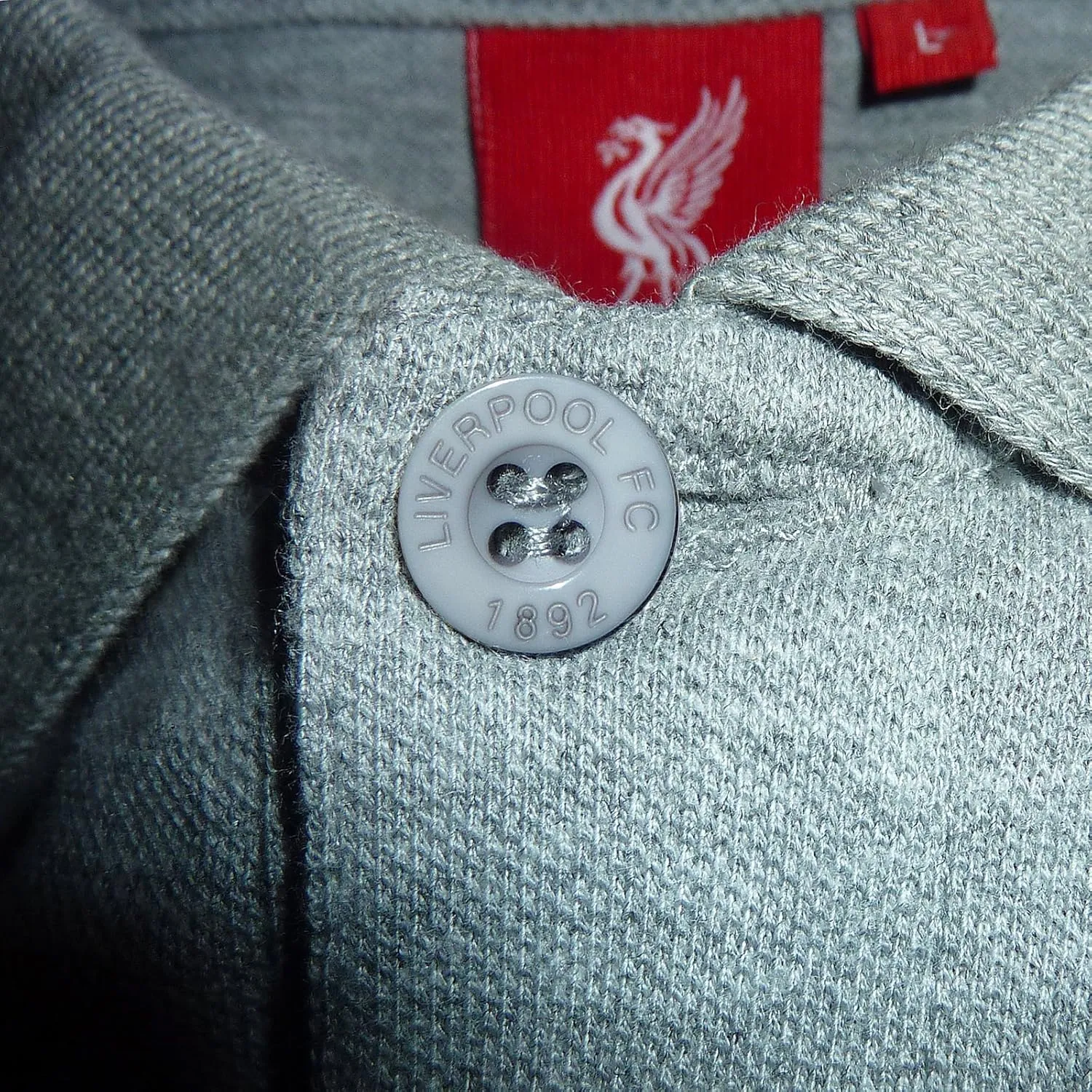 Liverpool Football Club Official Soccer Gift Mens Crest Polo Shirt