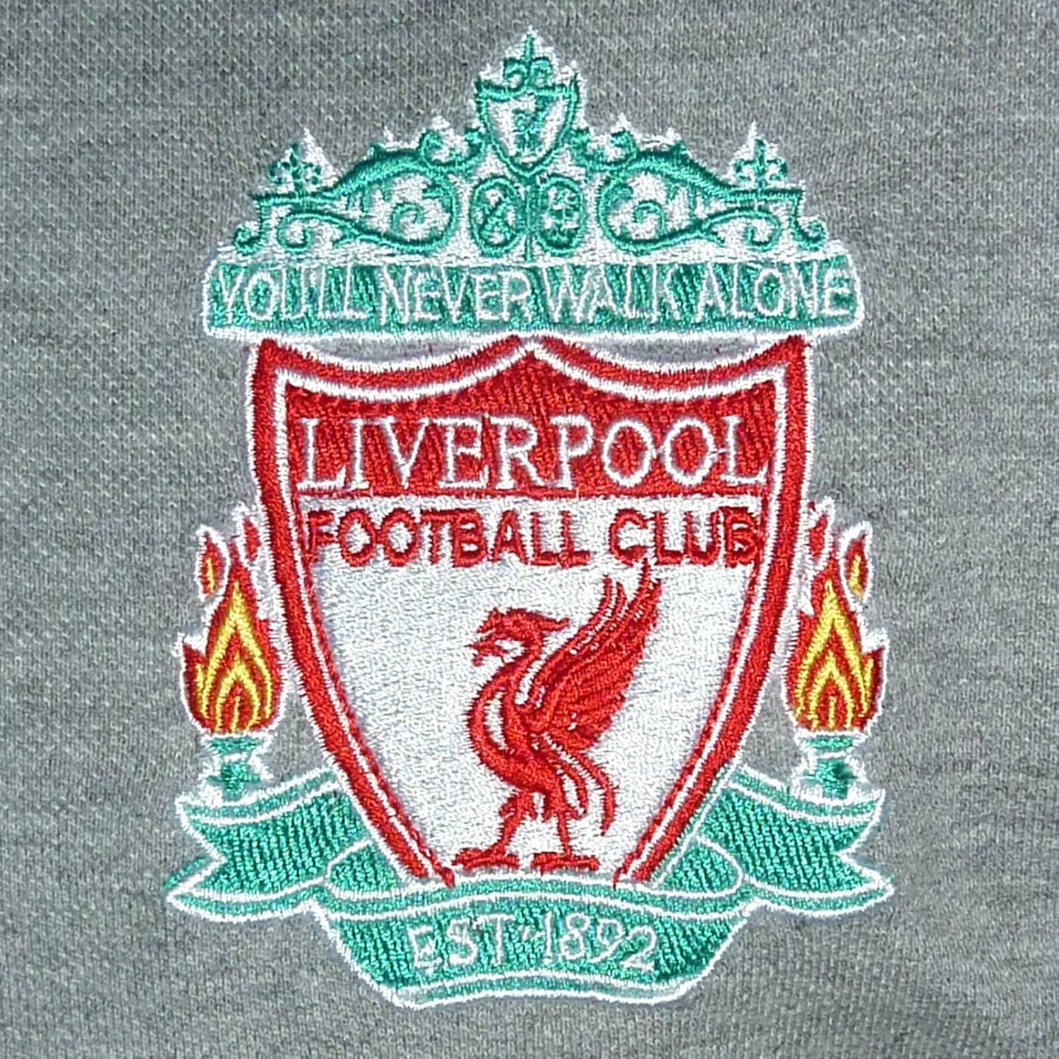 Liverpool Football Club Official Soccer Gift Mens Crest Polo Shirt
