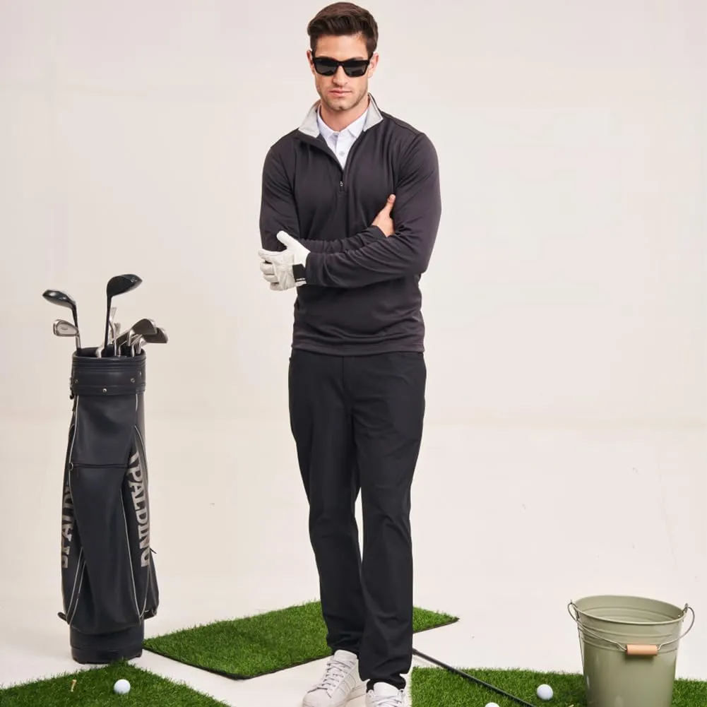 Long Sleeve Golf Shirt Men 1/4 Zip Pullover Mens Long Sleeve Sun Protection Shirts UPF 50 Lightweight Athletic Pullover