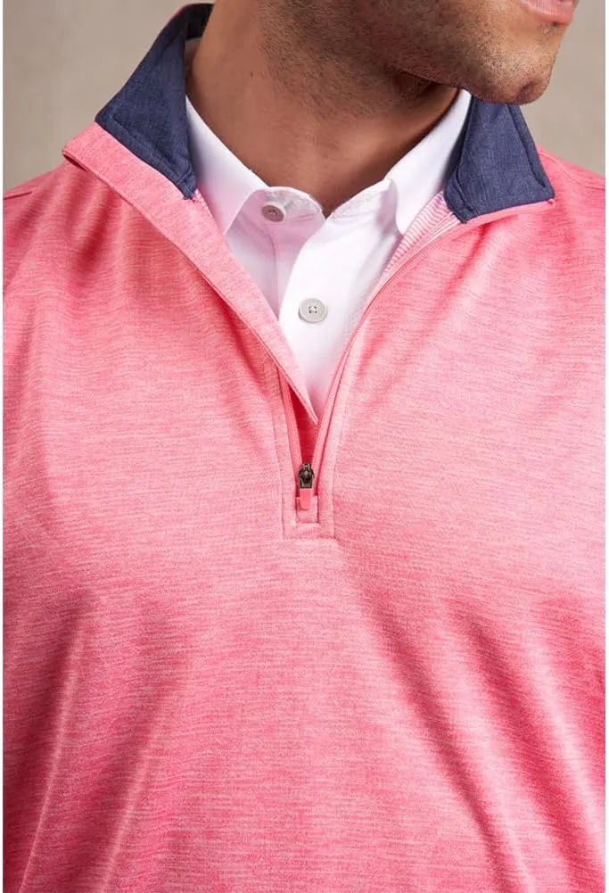 Long Sleeve Golf Shirt Men 1/4 Zip Pullover Mens Long Sleeve Sun Protection Shirts UPF 50 Lightweight Athletic Pullover