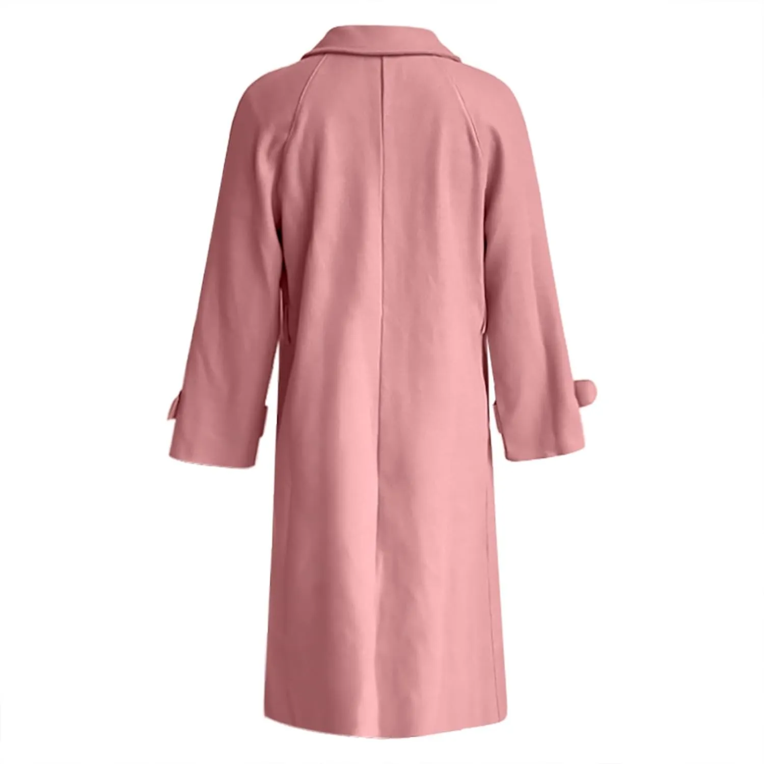 Long Trench Coat for Women Fuzzy Jacket Loose Fitting Warm Winter Outwear Fashion Cropped Trench Coat for Women 2024