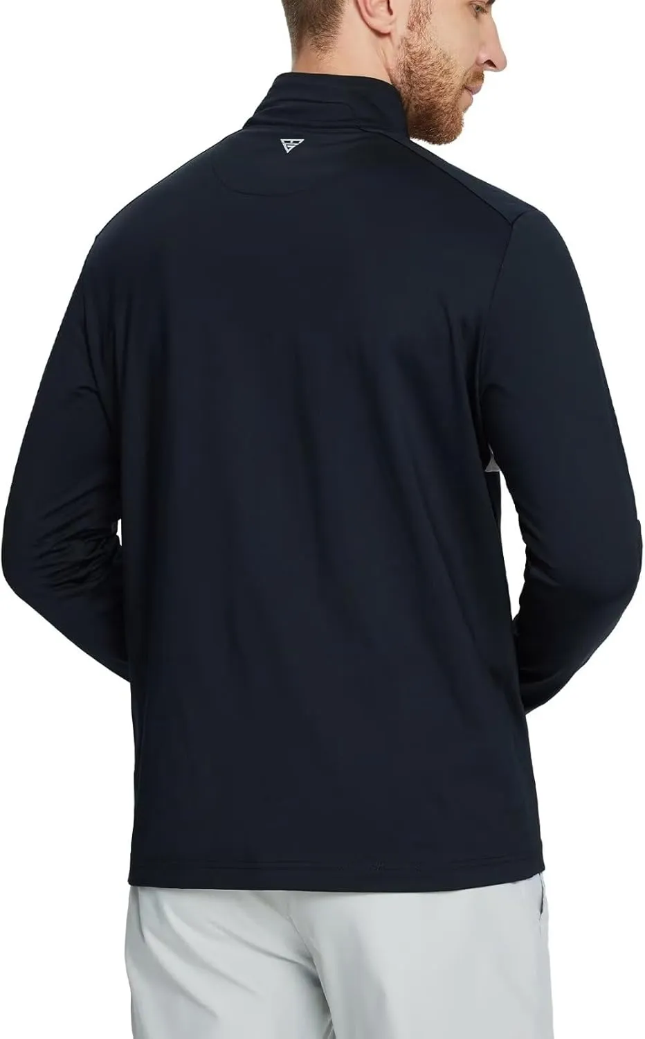 M MAELREG Quarter Zip Pullover Men Moisture Wicking Fleece lined Dry Fit Mock Neck Golf 1/4 Zip Pullover Mens Sweatshirt