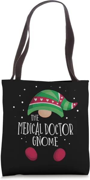 Medical Doctor Gnome Family Matching Christmas Pajamas Tote Bag