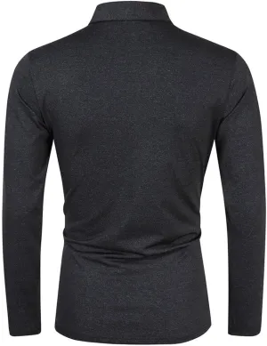 Men's Casual Collared Golf Shirt - Stylish Quick Dry Short-Sleeve T-Shirt
