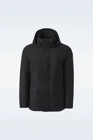 Men's Mackage Morris City Rain Coat - Black