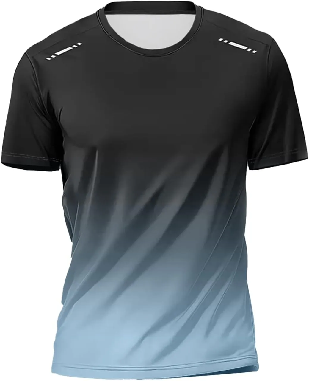 Men's Short-Sleeved Graphic T-Shirt Letters Fashion Printing Round Neck T-Shirt