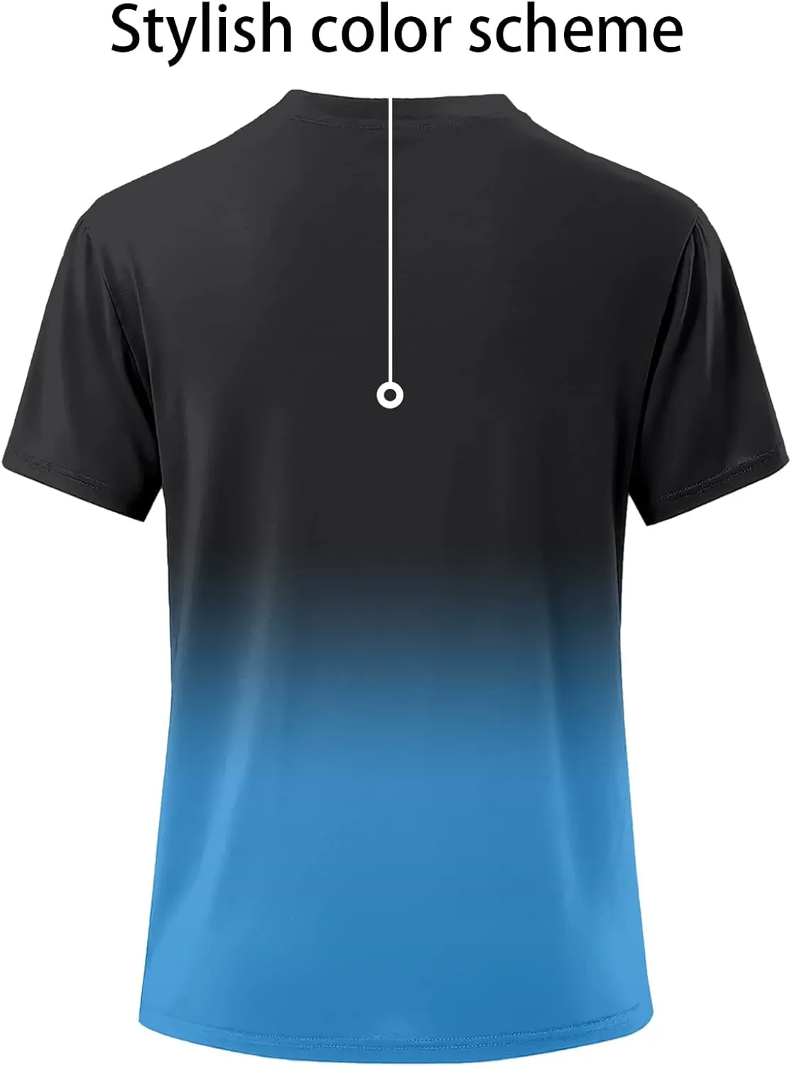 Men's Short-Sleeved Graphic T-Shirt Letters Fashion Printing Round Neck T-Shirt