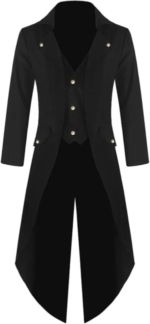 Mens Trench Coat Fall Winter Windbreaker Overcoat Praty Outwear Winter Pea Coat Business Overcoat Mens Long Trench