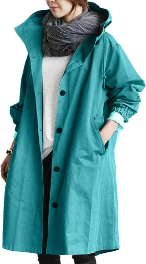 Mid Long Classic Lapel Windproof Womens Elegant Windbreaker Wild Winter Women'S Coat Belted Outerwear Casual Jackets
