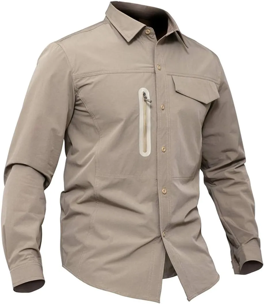 Military Tactical Shirt Men Thin Breathable Stretch Combat Shirts Casual Quick Dry Long Sleeve Shirt