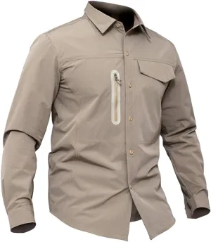 Military Tactical Shirt Men Thin Breathable Stretch Combat Shirts Casual Quick Dry Long Sleeve Shirt