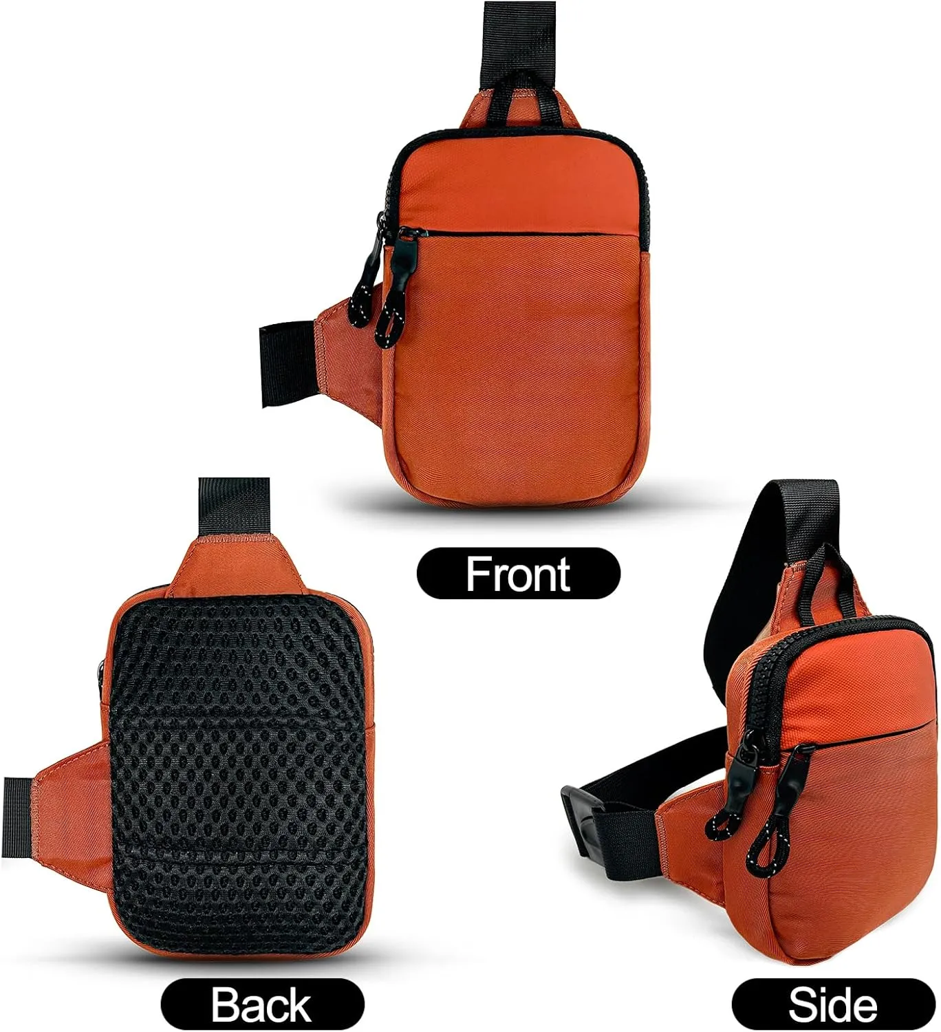 Mini Sling Bag Men Small Crossbody Bag Women Fanny Packs Casual Personal Pocket Bag Backpack Phone Chest Bag
