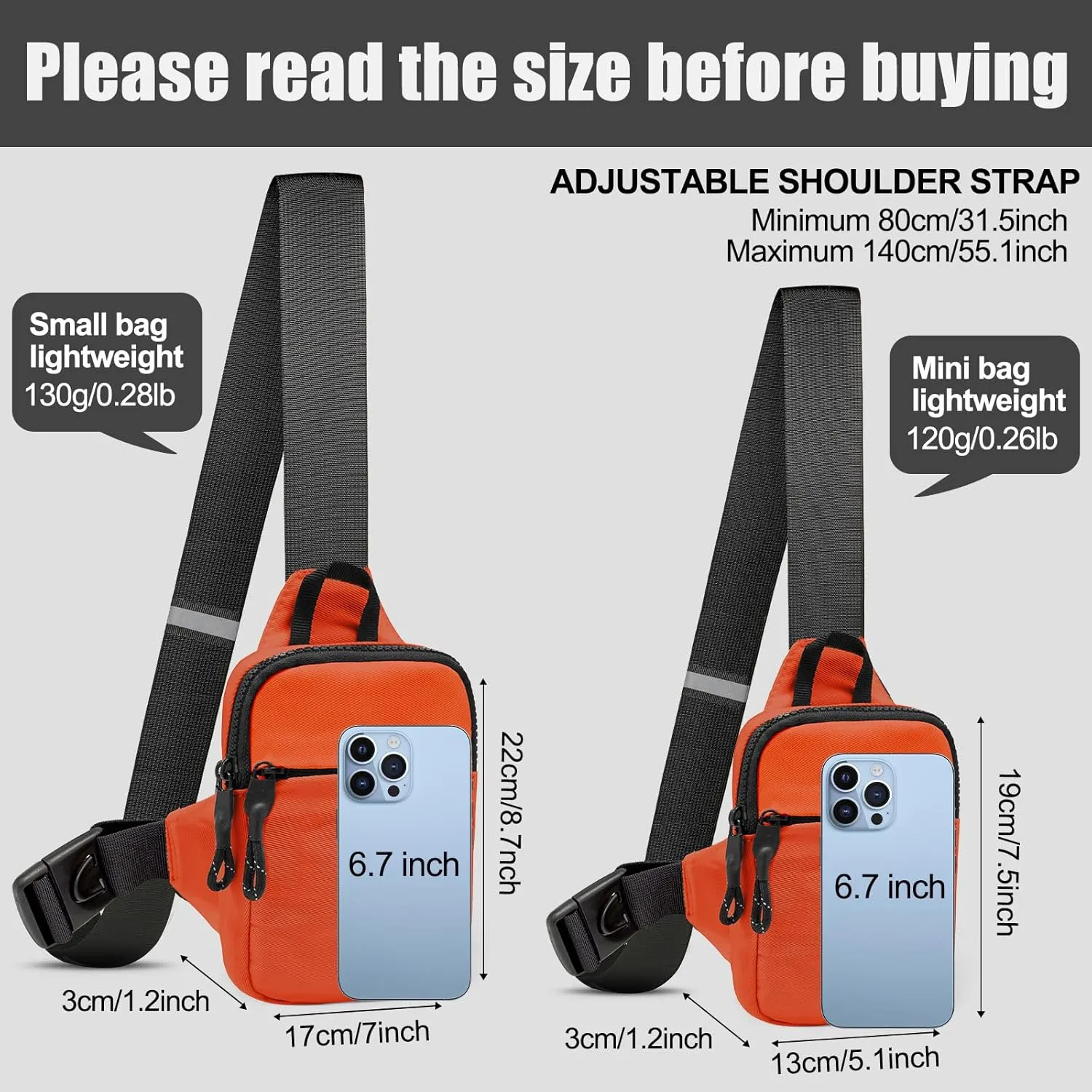 Mini Sling Bag Men Small Crossbody Bag Women Fanny Packs Casual Personal Pocket Bag Backpack Phone Chest Bag
