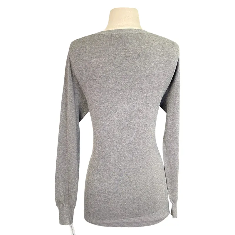 Modern Horse Sport Sweater in Grey - Women's Medium