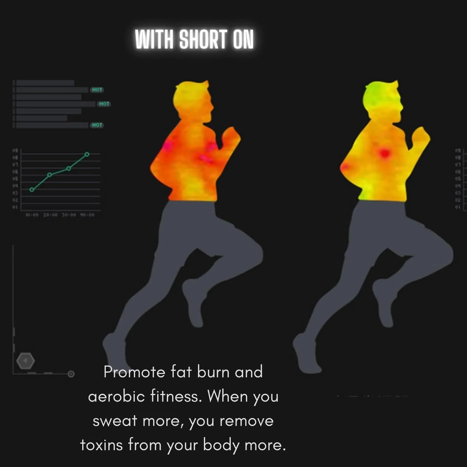 Nano Hertz Sauna Sweat Shapewear Leggings Pants Workout Suit Waist Trainer Shaper Sweatsuit Exercise Fitness Gym Yoga Women