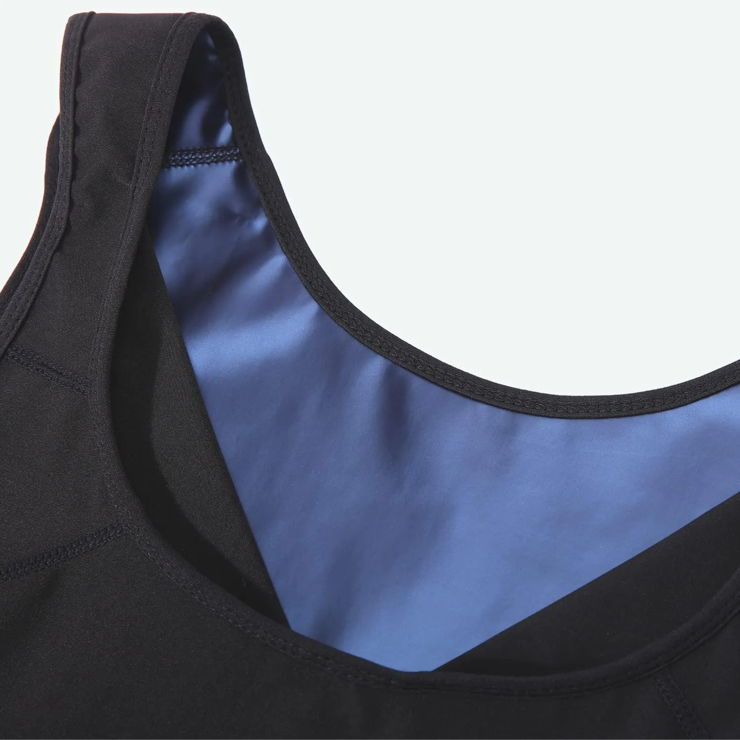 Nano Hertz Sauna Vest Sweat Suit Shapewear Tank Top Workout Weight Loss Body Sweatsuit Exercise Fitness Gym Women Girls