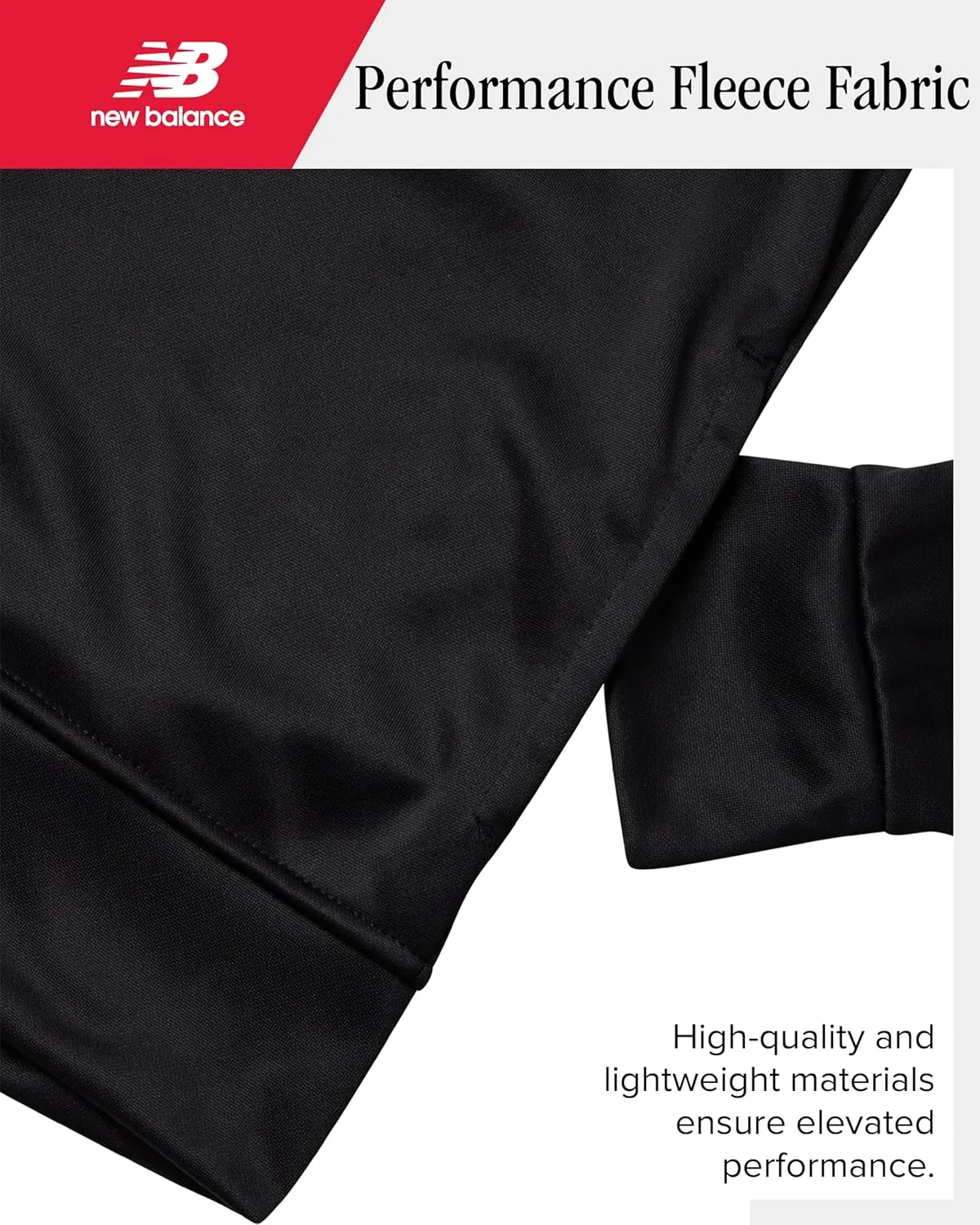 New Balance Boys Joggers Set - 3 Piece Performance Fleece Hoodie, Jogger Pants, and Graphic Tee for Toddlers and Boys (2T-12)