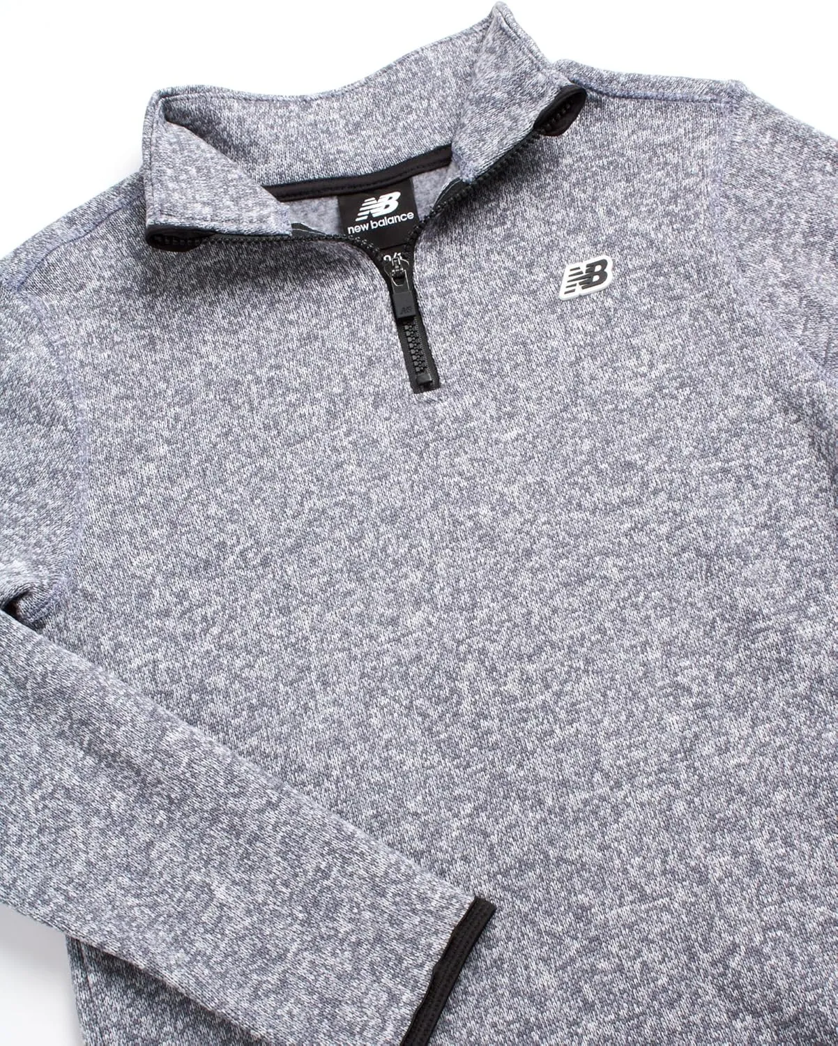New Balance Boys' Sweatshirt - Performance Sweater Fleece Quarter Zip Pullover Sweatshirt - Active Sweatshirt for Boys (8-20)