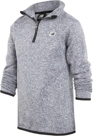 New Balance Boys' Sweatshirt - Performance Sweater Fleece Quarter Zip Pullover Sweatshirt - Active Sweatshirt for Boys (8-20)