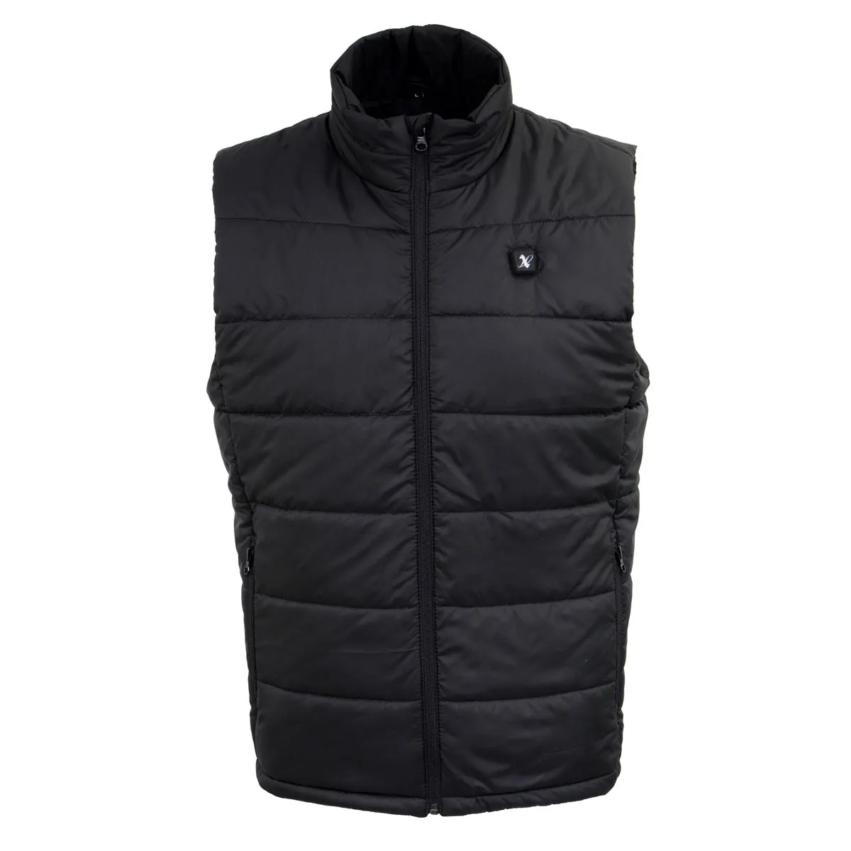 Nexgen Heat Men's NXM3301SET Puffer Black Heated Winter Vest for