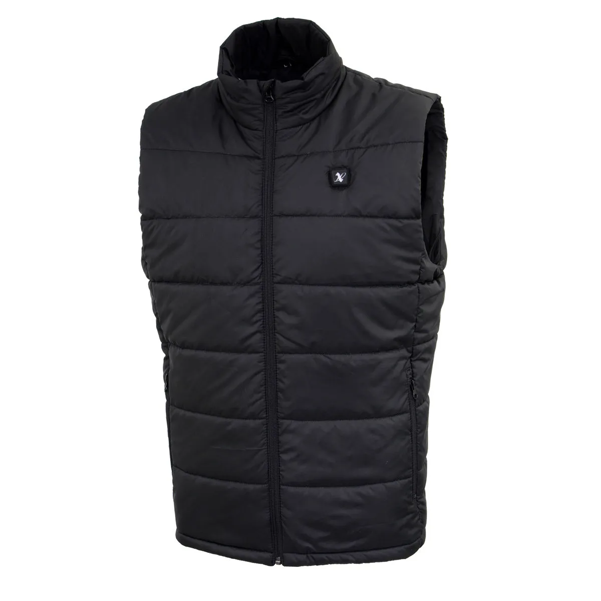 Nexgen Heat Men's NXM3301SET Puffer Black Heated Winter Vest for