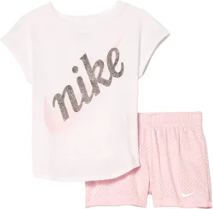 Nike Kids Baby Girl's Script Futura Tee & Shorts Set