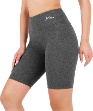 Nirlon Biker Shorts with Pockets - Biker Shorts Women Workout Shorts for Gym & Yoga Shorts for Women Plus Size Biker Shorts