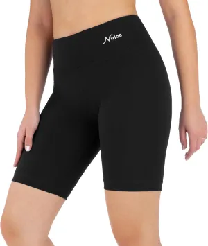 Nirlon Biker Shorts with Pockets - Biker Shorts Women Workout Shorts for Gym & Yoga Shorts for Women Plus Size Biker Shorts