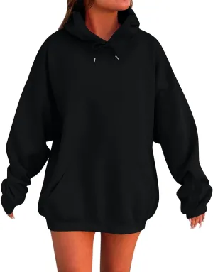 NREALY Womens Oversized Hoodies Striped Plus Size Sweatshirts Long Sleeve Sweaters Pullover Fall Clothes with Pocket