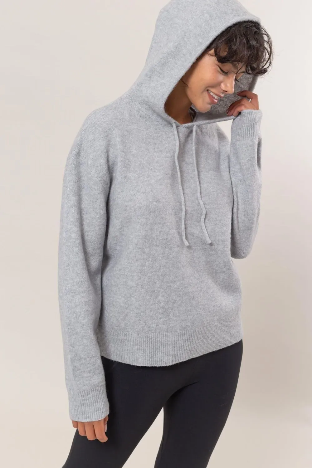 One More Shot Drawstring Hooded Sweater