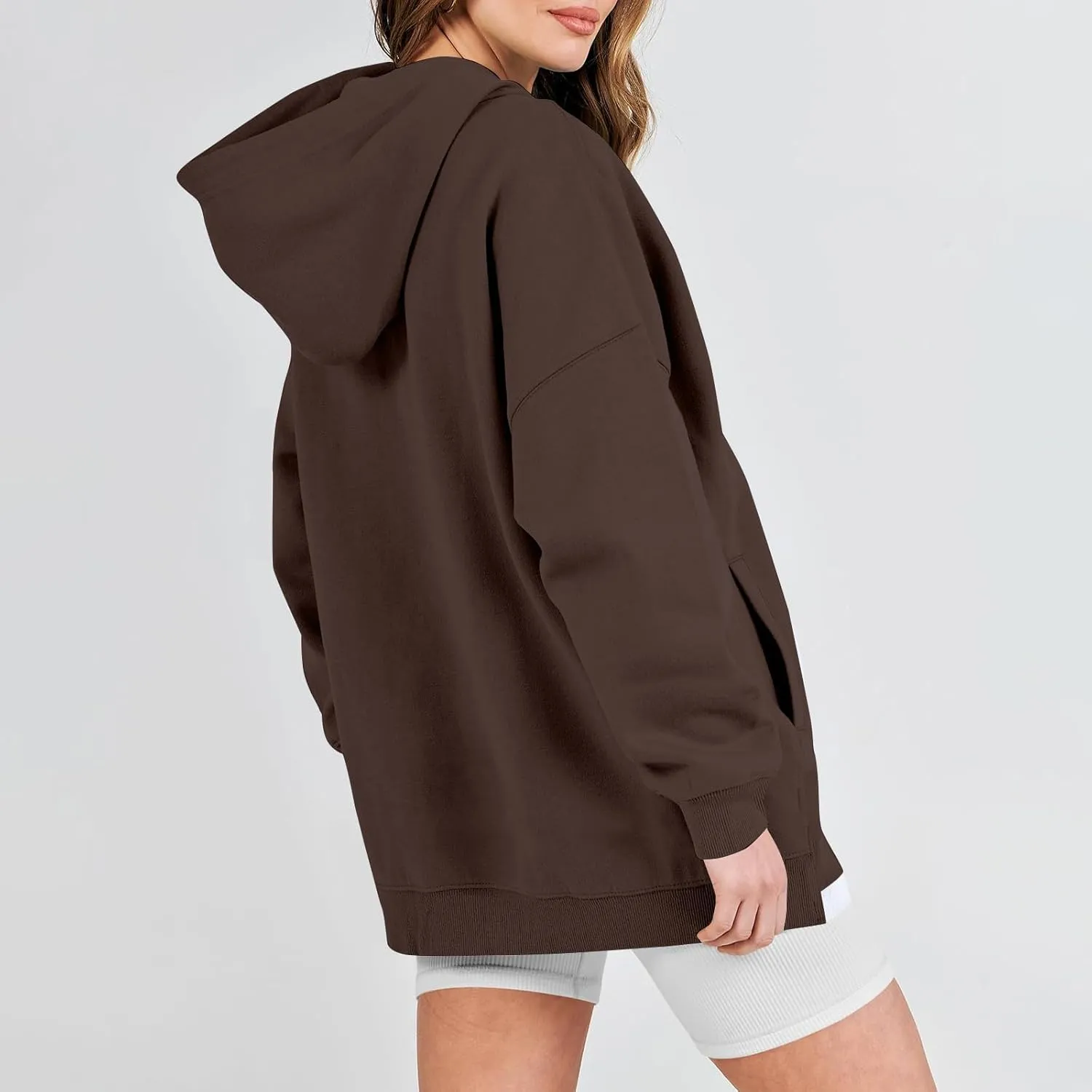 Oversized Sweatshirt for Women Y2k Hoodie Hooded Pullover Tops Fall Clothes with Pocket Sweaters Casual Outfits Fall