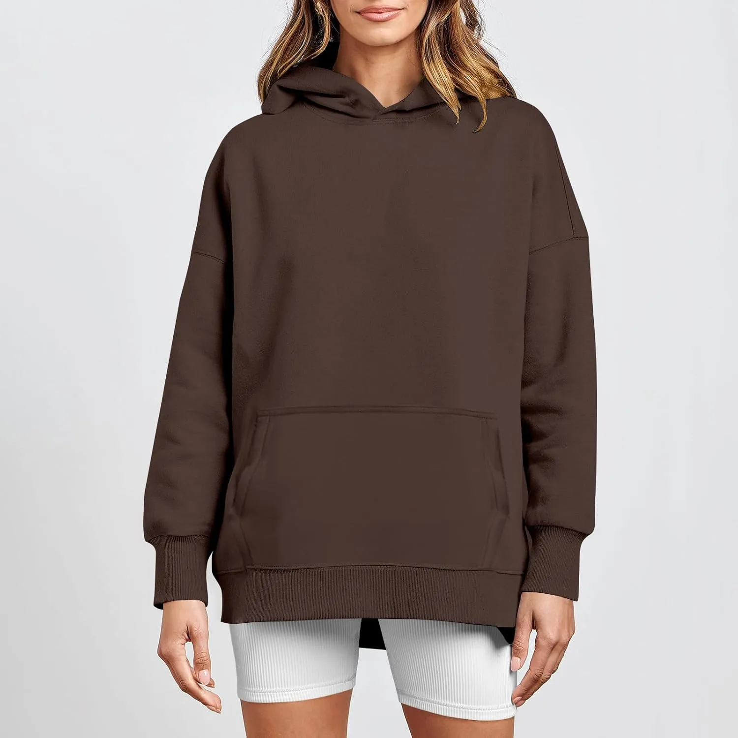 Oversized Sweatshirt for Women Y2k Hoodie Hooded Pullover Tops Fall Clothes with Pocket Sweaters Casual Outfits Fall