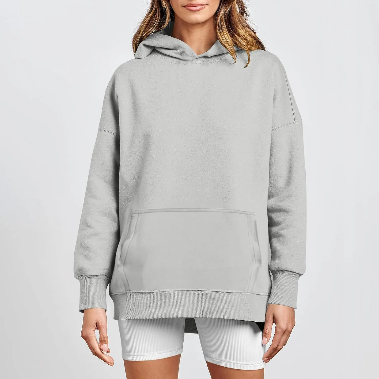 Oversized Sweatshirt for Women Y2k Hoodie Hooded Pullover Tops Fall Clothes with Pocket Sweaters Casual Outfits Fall