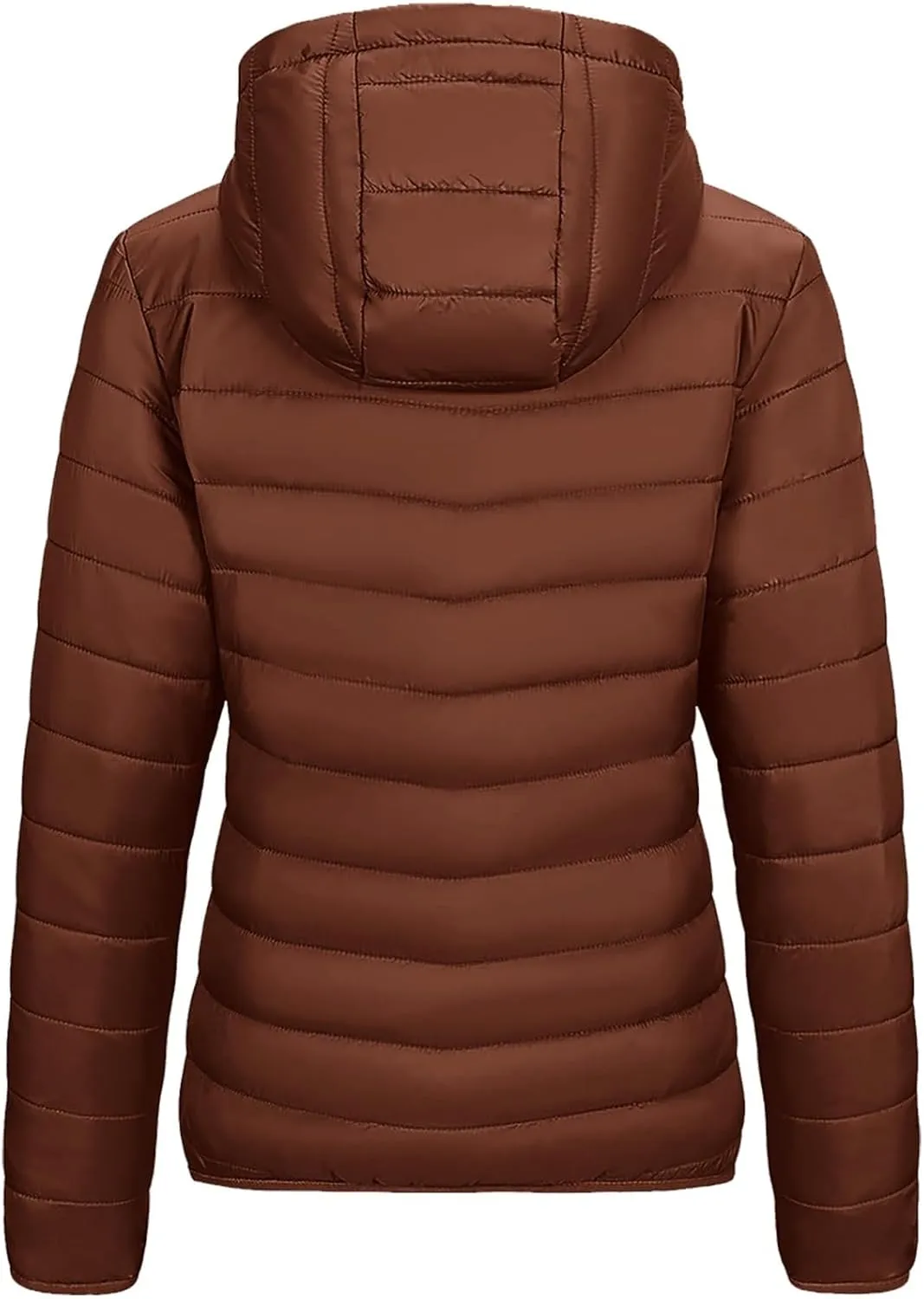 Packable Puffer Jacket for Women Lightweight Down Coat Full-Zip Quilted Jackets Water-Resistant Warm Outwear