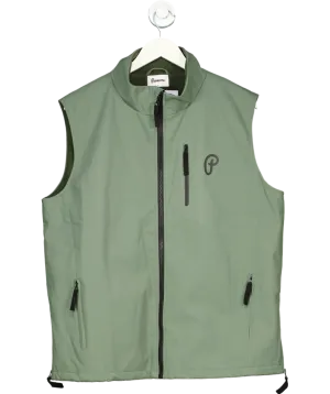 Parmore Green Golf Weatherproof Worker Zip Gilet UK L