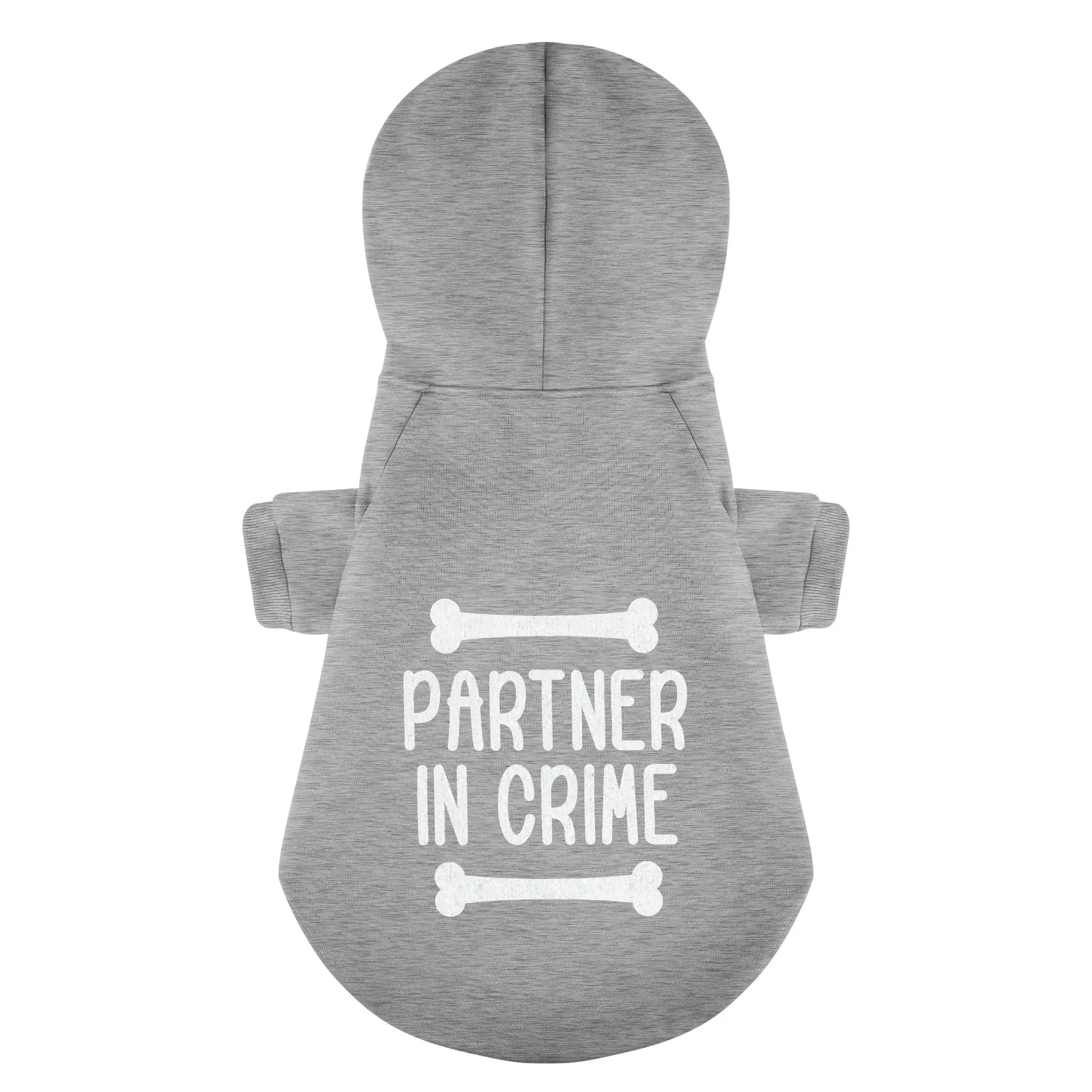 Partner in crime and Accomplice - Matching French Bulldog Hoodies – Stylish, Cozy & Personalized!