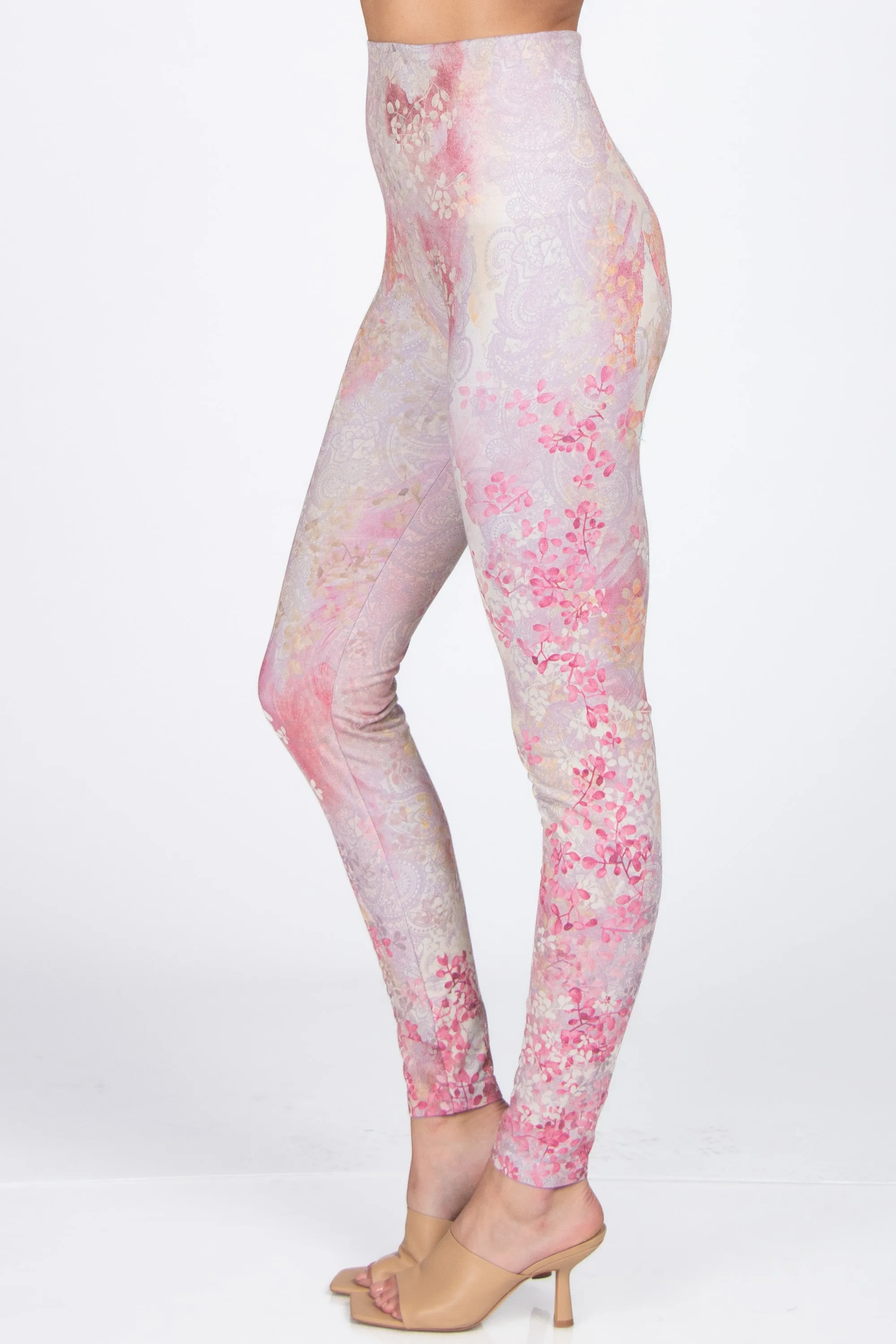 Party in Pink Printed Leggings