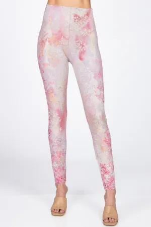 Party in Pink Printed Leggings