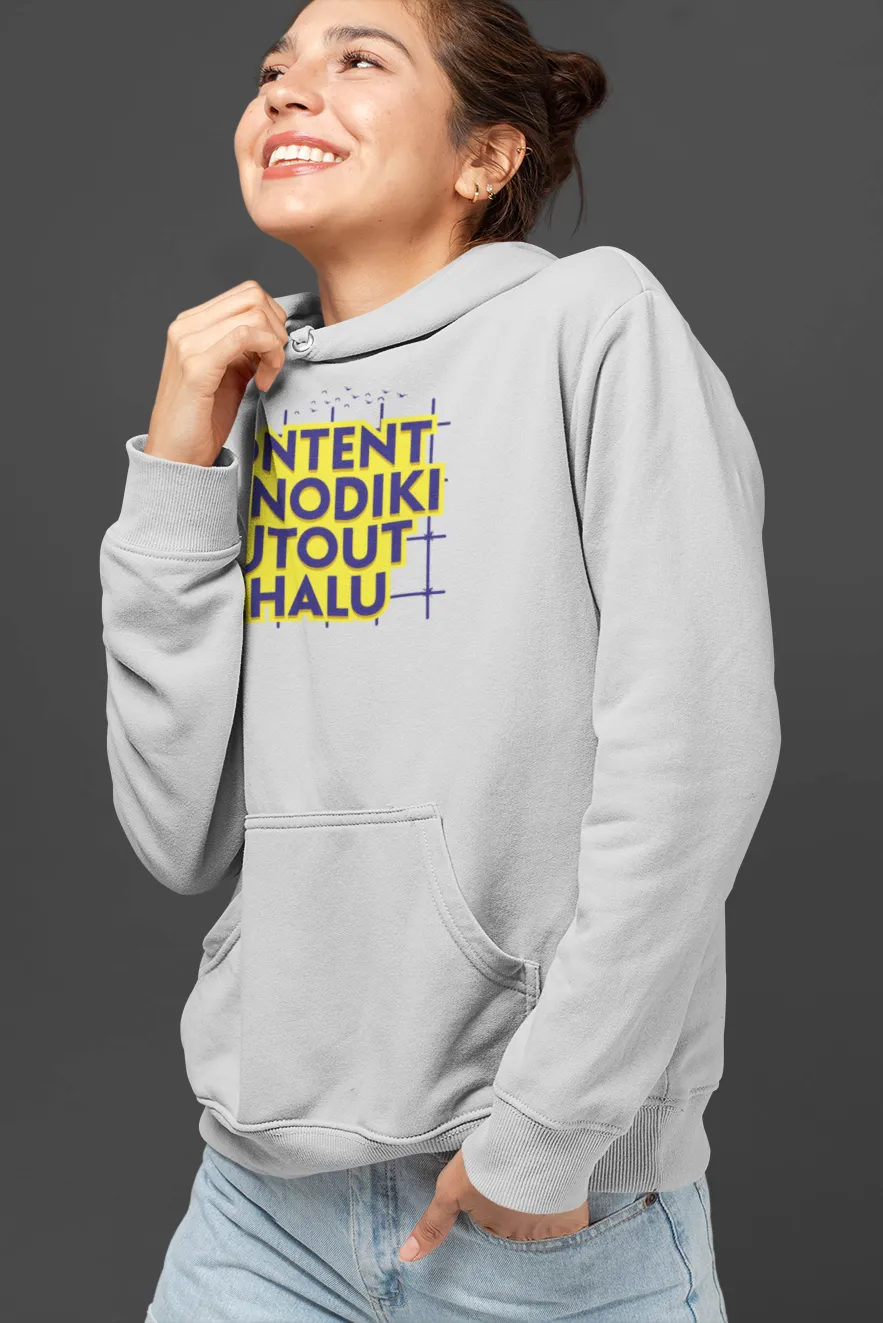 Pawan kalyan- Content unodiki cutout chalu Unisex Hoodie White
