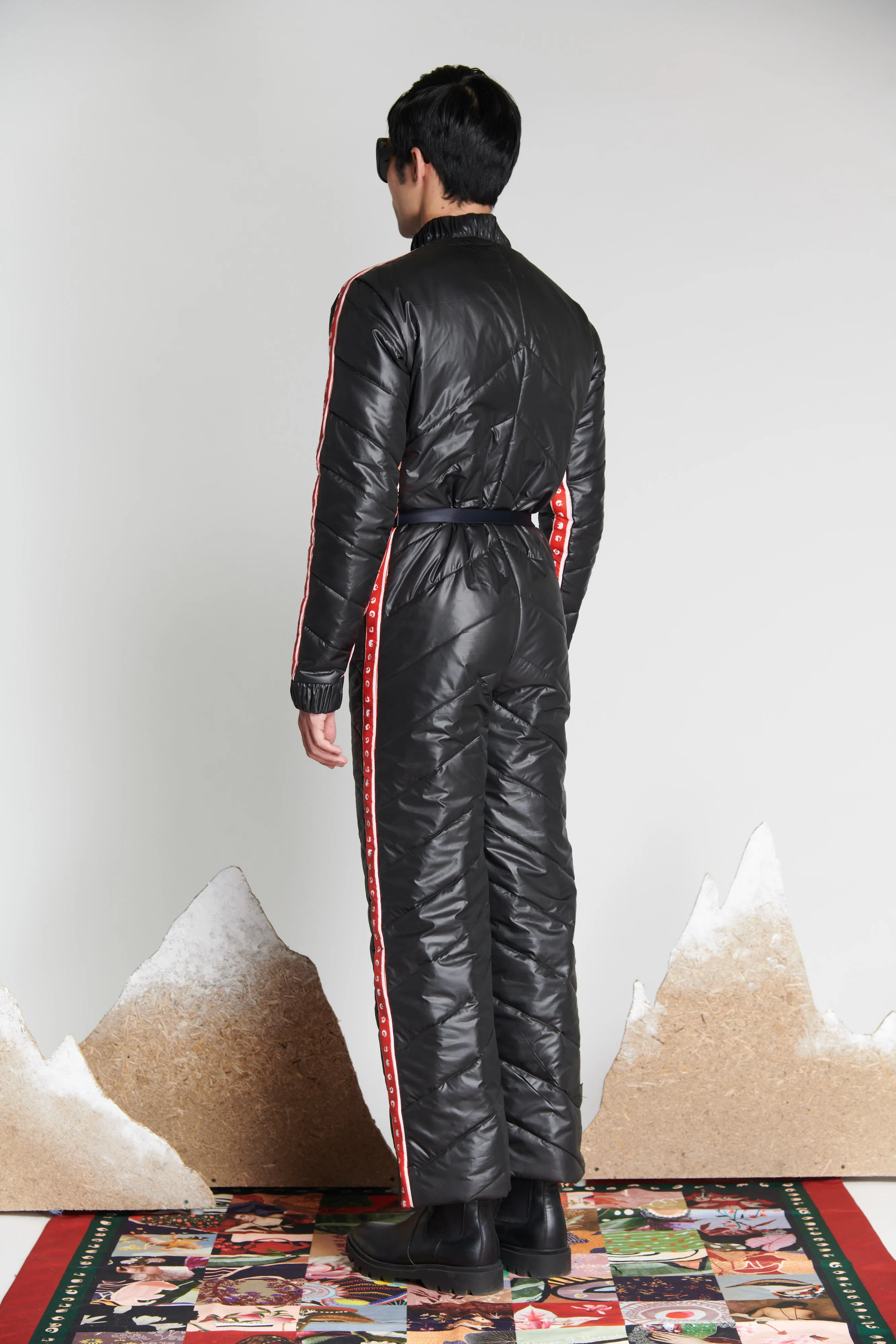 Quilted Iconoband Ski Suit