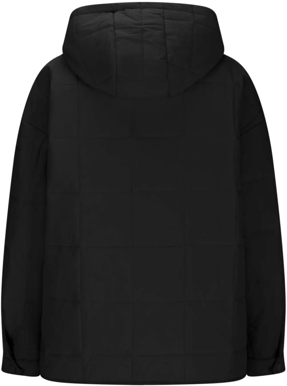 Quilted Puffer Jacket for Women Winter Lightweight Button Long Sleeve Coat Oversized Packable Cotton Padded Jacket