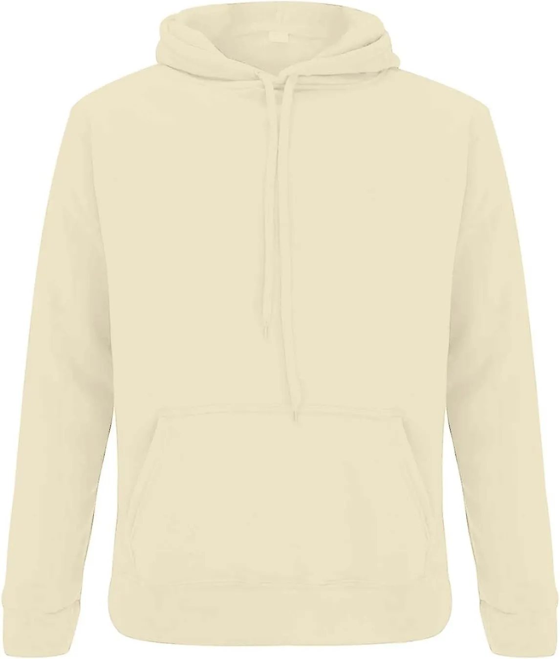 Regular Fit Hoodies Solid Color Basic Plain Drawstring Hooded Pullover Long Sleeve Tops Winter Sweatshirt with Pocket