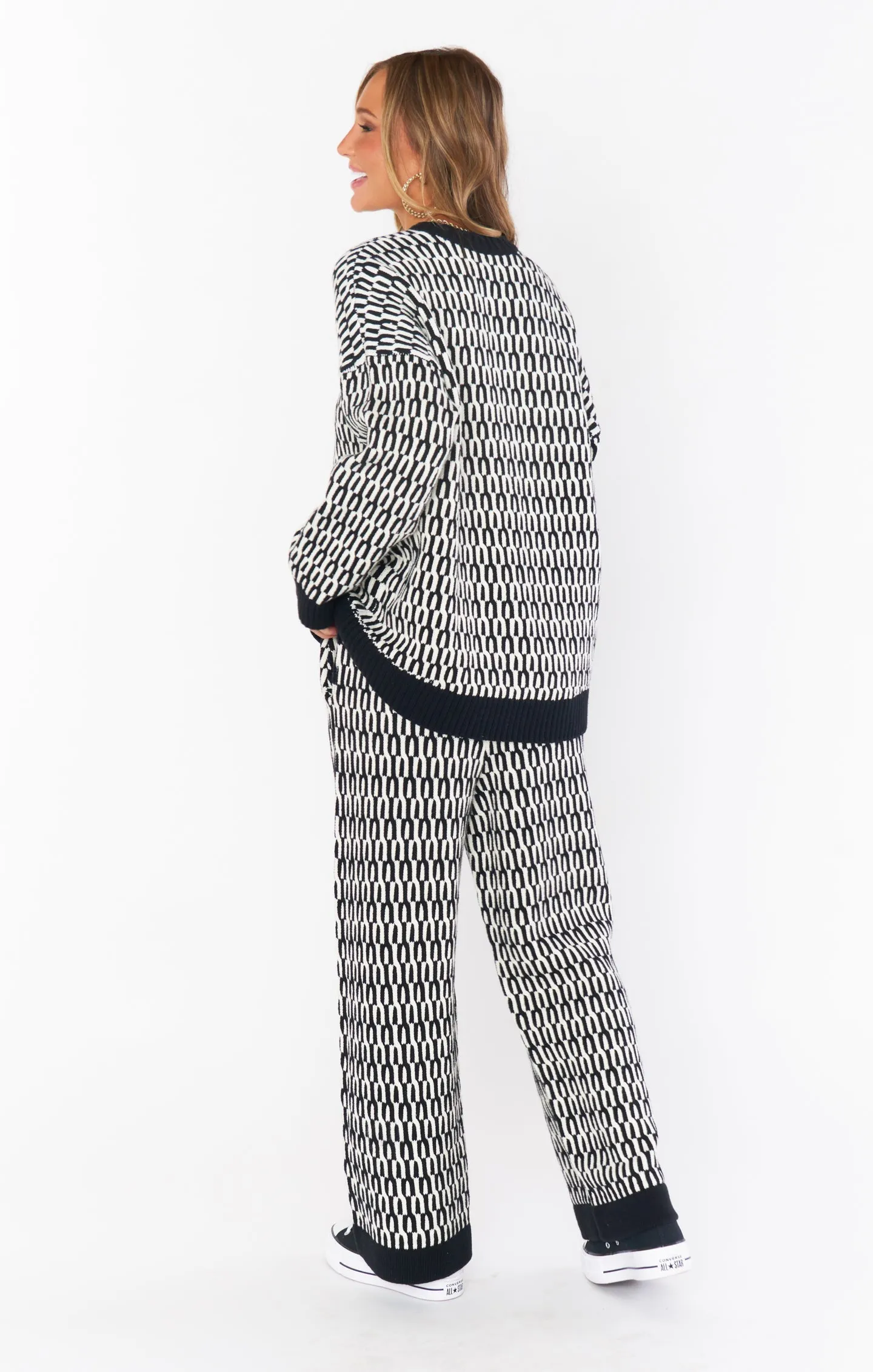 Show Me Your Mumu Chilly Sweater in Metro Geo Knit