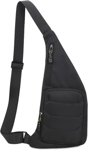 Sling Bag Slim Crossbody Personal Pocket Chest Bag Anti-Thief Shoulder Bag Backpack Casual Daypack Fanny Pack Travel