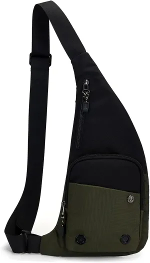 Sling Bag Slim Crossbody Personal Pocket Chest Bag Anti-Thief Shoulder Bag Backpack Casual Daypack Fanny Pack Travel