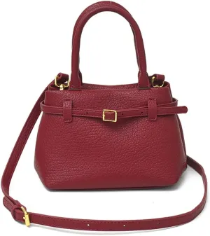 Slouchy Tote Bags for Women Mini Satchel Crossbody Purse Pu Leather Top-handle Handbags Shoulder Bag with Adjustable Strap