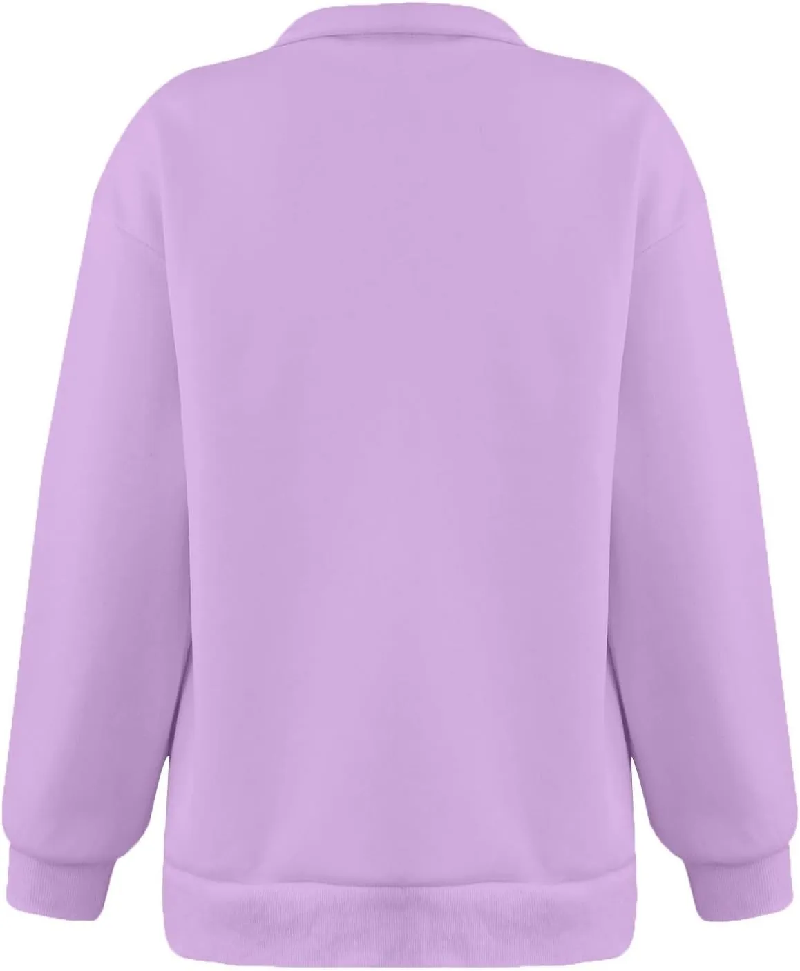 slqdgmryz Womens Quarter Zip Pullover Fleece Preppy Oversized Sweatshirt Drop Shoulder Half Zip Plain Cute Sweatshirts