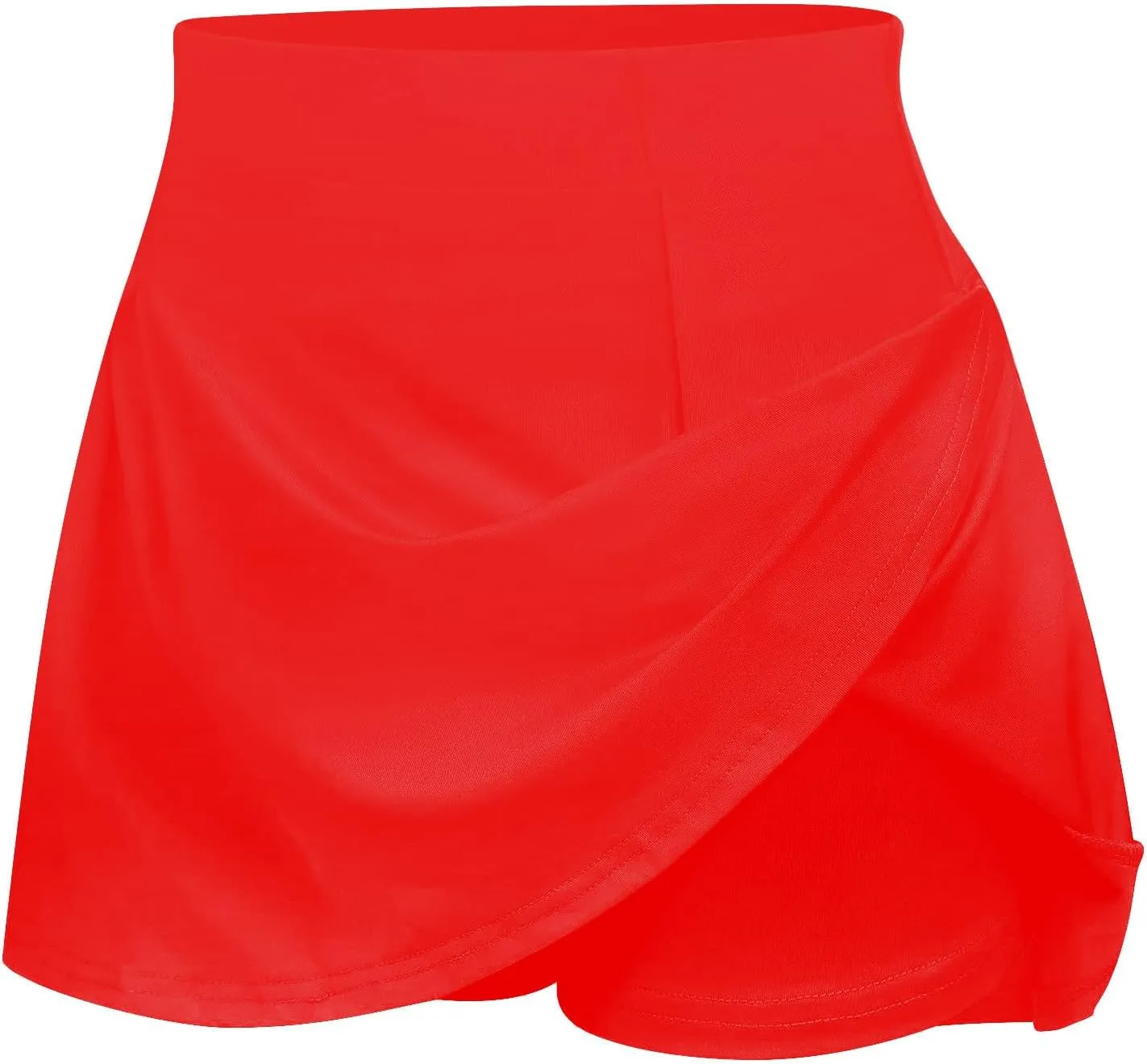 SMIDOW Skorts for Women Skirt Shorts Solid Shorts Pleated Golf Skorts Skirts Tennis Skirt with Shorts Flowy Athletic Shorts
