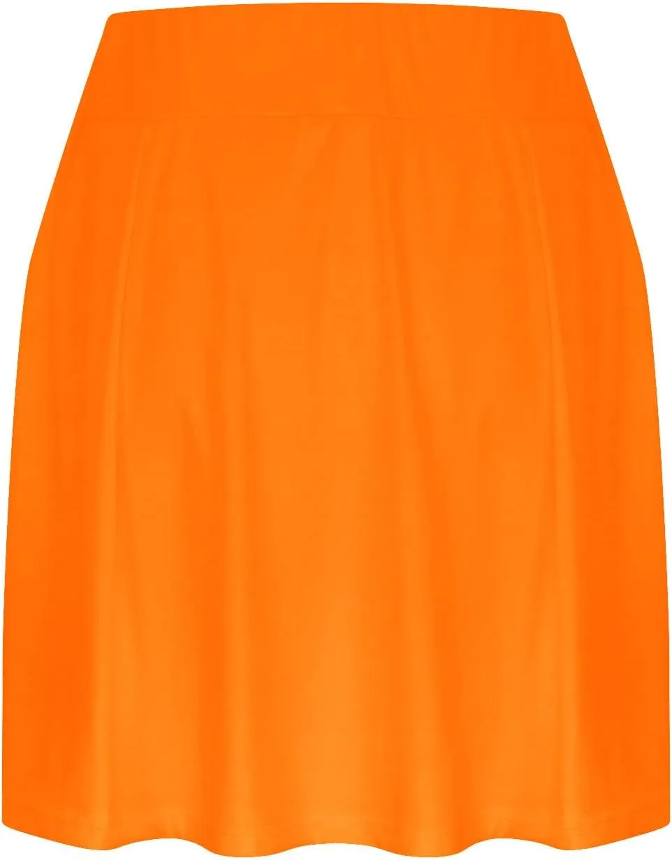 SMIDOW Skorts for Women Skirt Shorts Solid Shorts Pleated Golf Skorts Skirts Tennis Skirt with Shorts Flowy Athletic Shorts