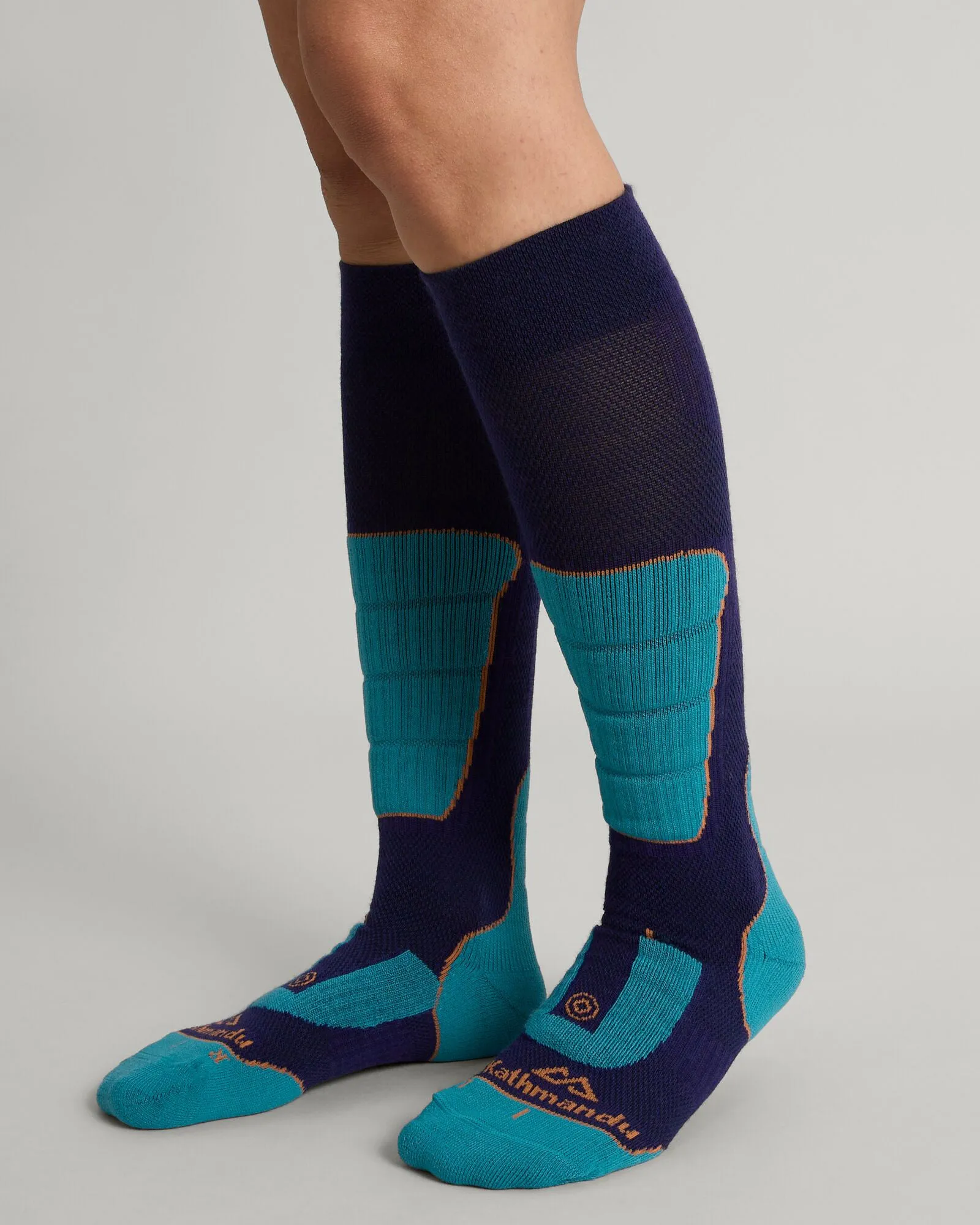 Snow Sport Socks - Dark Horizon/Eddy/Squash
